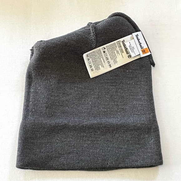 Timberland Men’s Cuffed Beanie Winter Hat Lightweight T100354C 010 Gray NWT - Picture 13 of 15